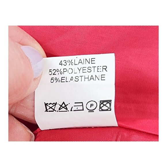 COTTONADE Paris Black Pleated Details Wool Blend Sheath Dress France - Picture 14 of 14